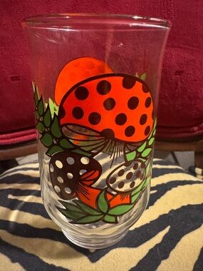 Vintage Mushroom Glass 1970s